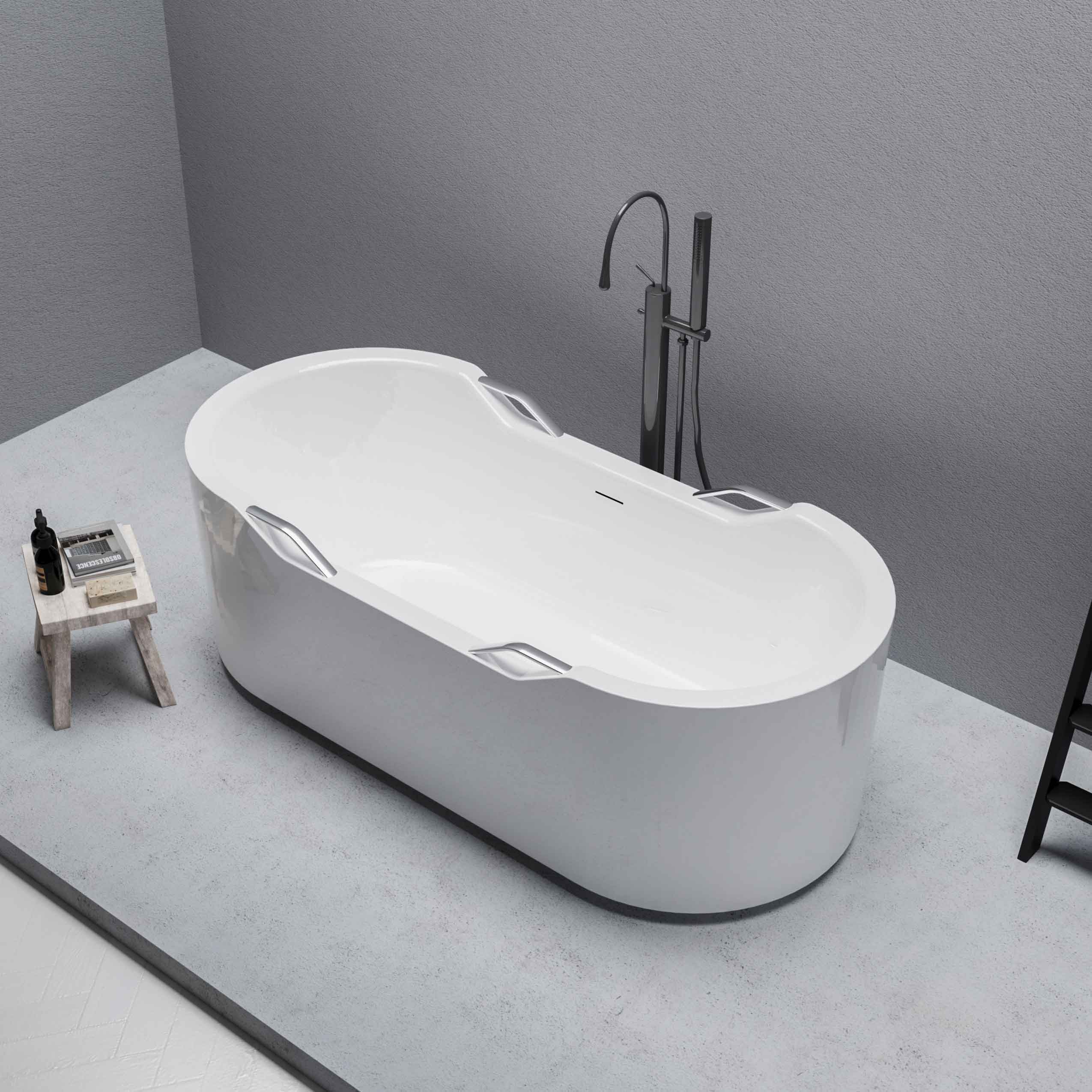 シニアメーカー用のグラブバー付きバスタブ|トナバス